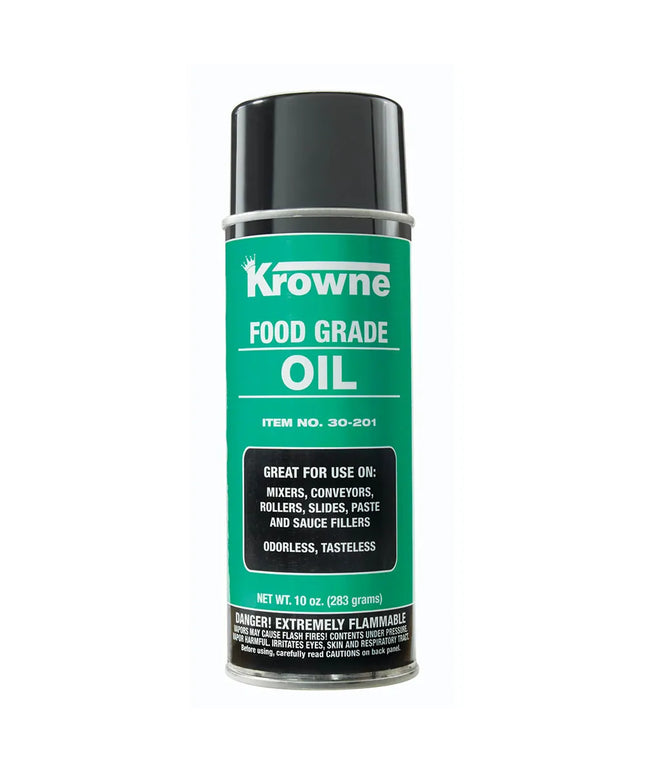 Dầu Bôi Trơn Thực Phẩm Krowne 30-201, Không Silicone, Dùng Cho Máy Trộn, Băng Chuyền, Con Lăn