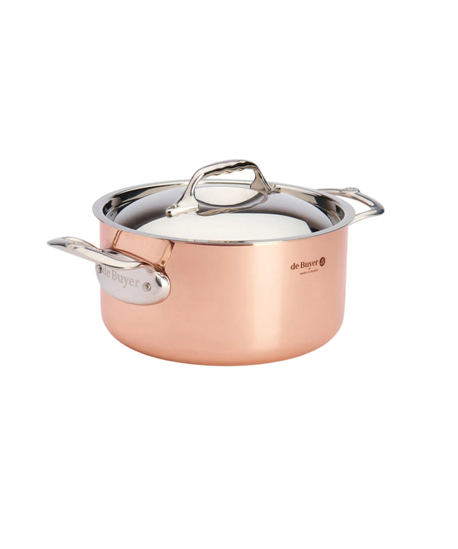 DE BUYER | PRIMA MATERA - Saucepan with lid - Ø 200mm