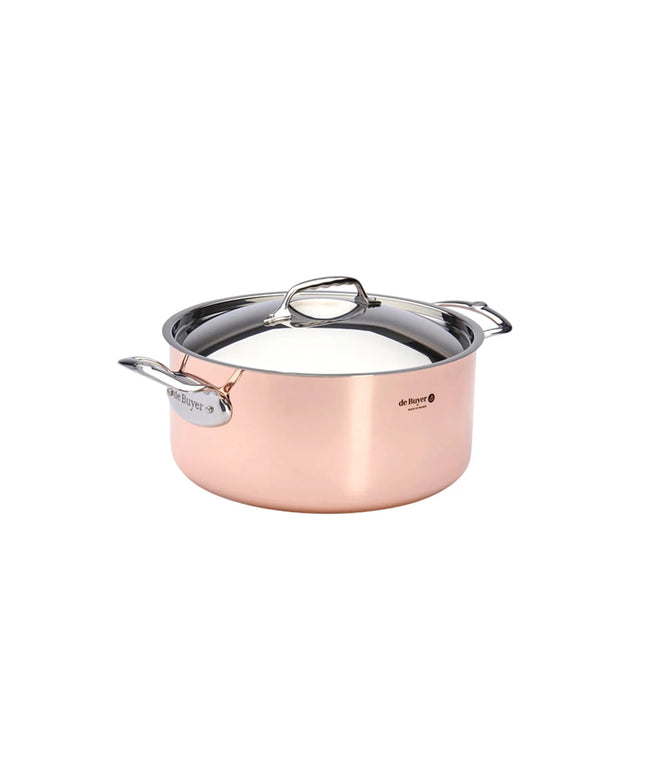 DE BUYER | PRIMA MATERA - Saucepan with lid - Ø 280mm