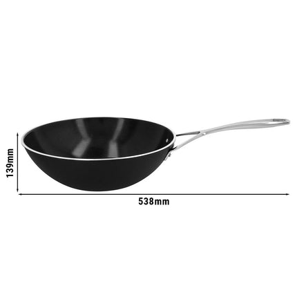 DEMEYERE | Alu Pro 5 Wok (Flat Bottom) – Ø30 cm - Aluminium - Non-Stick - Induction - No Lid