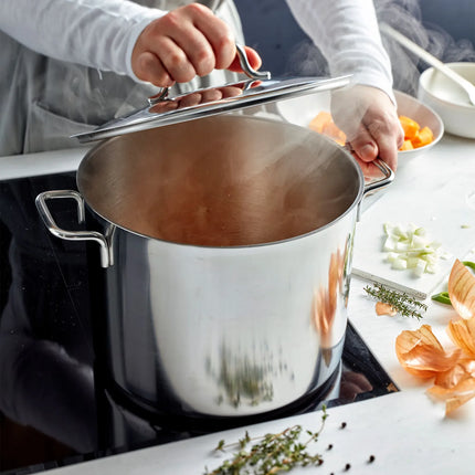 DEMEYERE | Apollo 7 Cooking Pot with Lid – InductoBase 7‑Ply