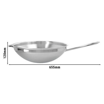 DEMEYERE | Apollo 7 Flat‑Bottom Wok Pan – Ø 36 cm - 2.3 mm - Induction Ready