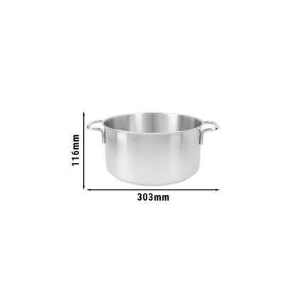 DEMEYERE | Apollo 7 Roasting Pot with Long Handle – Ø 22 cm - Helper Handle - InductoBase 7‑Ply