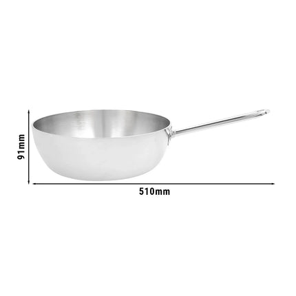 DEMEYERE | Apollo 7 Stainless Steel Conical Saucier – Ø 28 cm - Induction Ready