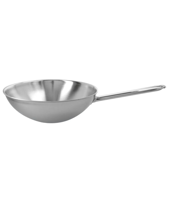 DEMEYERE | Apollo 7 Stainless Steel Wok Pan – Ø 26 cm - Flat Bottom - 2.3 mm - Induction Ready