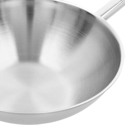DEMEYERE | Apollo 7 Stainless Steel Wok Pan – Ø 26 cm - Flat Bottom - 2.3 mm - Induction Ready