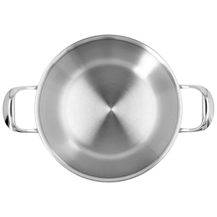 DEMEYERE| Atlantis 7 Braising Pan – Ø 24 cm - 7‑Ply Base - Pouring Rim - Helper Handle - Induction Ready - No Lid