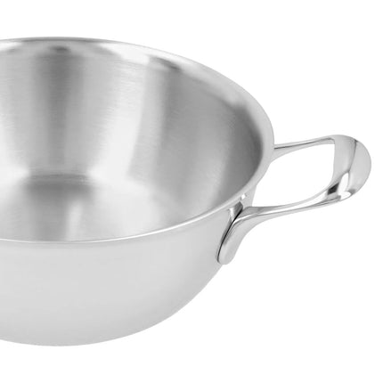 DEMEYERE| Atlantis 7 Braising Pan – Ø 24 cm - 7‑Ply Base - Pouring Rim - Helper Handle - Induction Ready - No Lid