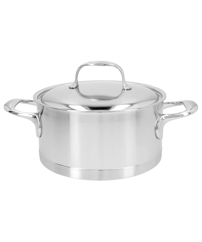 DEMEYERE| Atlantis 7 Casserole with Lid – Ø 20 cm - 18/10 Stainless Steel - Induction Ready