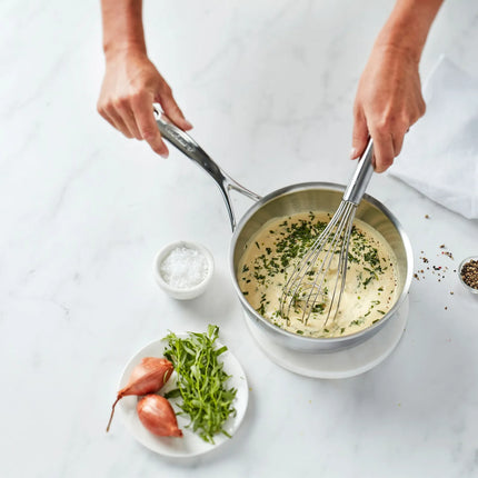 DEMEYERE| Atlantis 7 Conical Sauté Pan – Ø 18 cm - 7‑Ply to Rim - Pouring Rim - Induction Ready