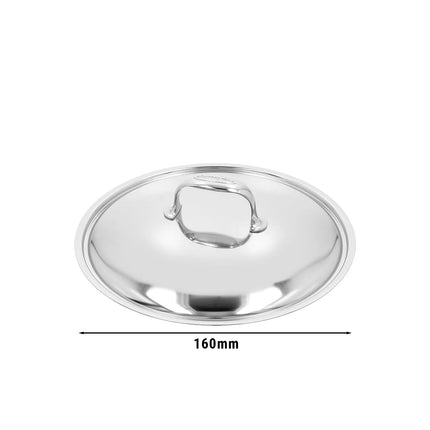 DEMEYERE| Atlantis 7 Lid – Ø 16 cm - 18/10 Stainless Steel - Form Handle - Not Induction Suitable