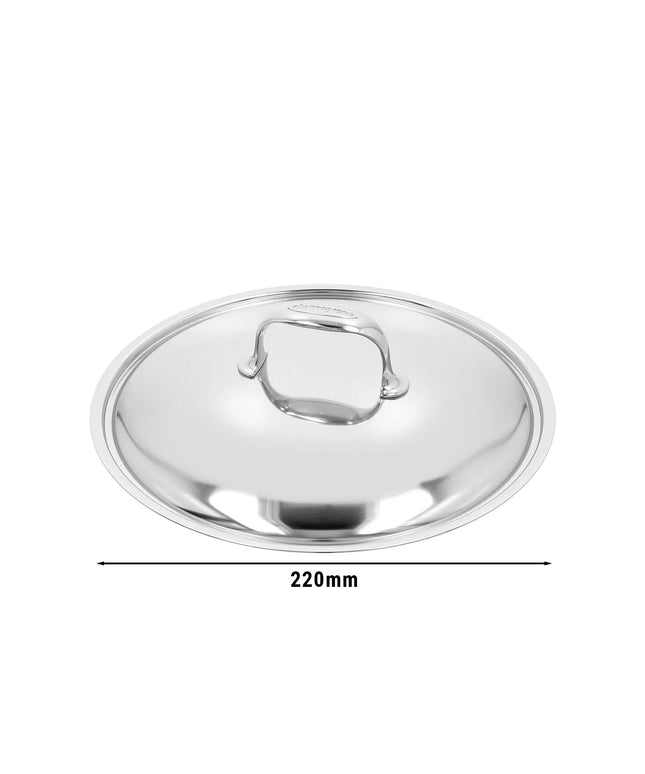 DEMEYERE| Atlantis 7 Lid – Ø 22 cm - Oven Safe - One‑Piece Welded Form Handle