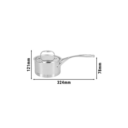 DEMEYERE| Atlantis 7 Saucepan – Ø 14 cm - 18/10 Stainless Steel - Induction Ready