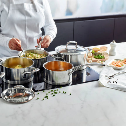 DEMEYERE| Atlantis 7 Saucepan – Ø 18 cm - 18/10 Stainless Steel - Induction Ready - Without Lid