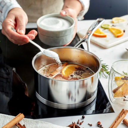 DEMEYERE| Atlantis 7 Saucepan – Ø 18 cm - 18/10 Stainless Steel - Induction Ready - Without Lid