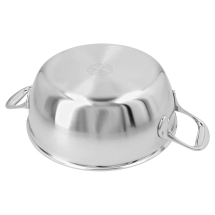 DEMEYERE| Atlantis 7 Serving Pan with Double‑Walled Lid – Ø 28 cm - 7‑Ply Base - Pouring Rim - Induction Ready