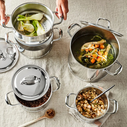 DEMEYERE| Atlantis 7 Universal Lid – Ø 28 cm - 18/10 Stainless Steel - Form Handle
