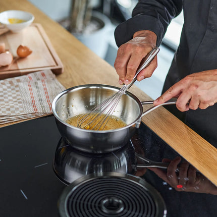DEMEYERE | Industry 5 Conical Sauté Pan with Lid – Ø200 mm – 18/10 Stainless Steel – Induction Ready