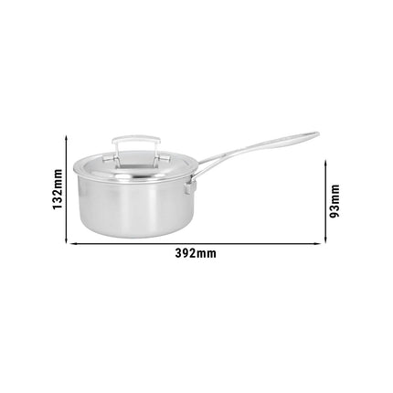 DEMEYERE | Industry 5 Cooking Pot with Lid – Ø180 mm – 18/10 Stainless Steel – Induction Ready