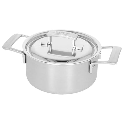 DEMEYERE | Industry 5 Roasting Pot with Lid – Ø180 mm – 18/10 Stainless Steel – Induction Ready