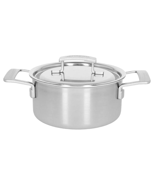 DEMEYERE | Industry 5 Roasting Pot with Lid – Ø200 mm – 18/10 Stainless Steel – Induction Ready