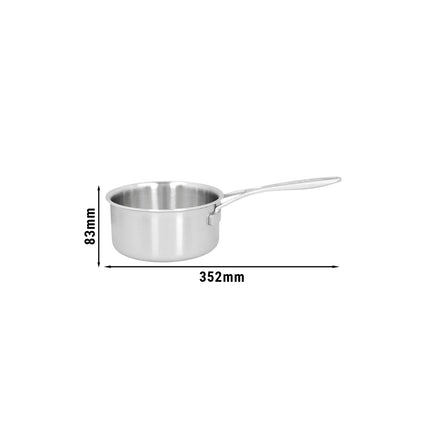 DEMEYERE | Industry 5 Saucepan with Handle – Ø160 mm, Without Lid – 18/10 Stainless Steel – Induction Ready
