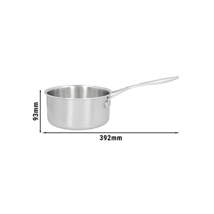 DEMEYERE | Industry 5 Saucepan with Handle – Ø180 mm, Without Lid – 18/10 Stainless Steel – Induction Ready