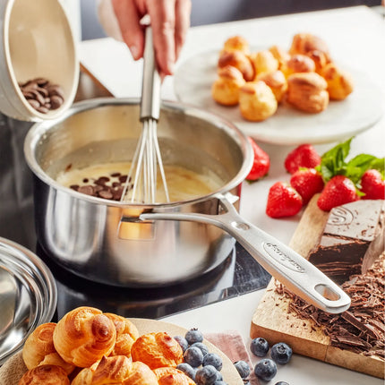 DEMEYERE | Industry 5 Saucepan with Handle – Ø180 mm, Without Lid – 18/10 Stainless Steel – Induction Ready