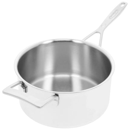 DEMEYERE | Industry 5 Saucepan with Lid – Ø220 mm – 18/10 Stainless Steel – Induction Ready