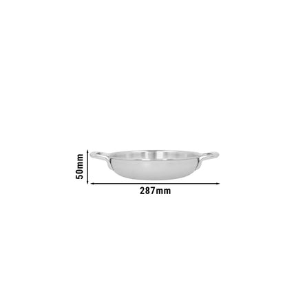 DEMEYERE | Multifunction 7 Frying Pan – Ø200 mm - 7‑Ply Stainless - Non‑Stick - Induction Ready