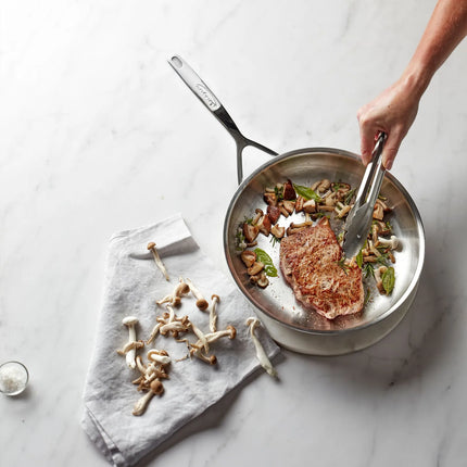 DEMEYERE | Multiline 7 Stainless Steel Frying Pan – Ø28 cm - 7‑ply - Induction-ready - Oven-safe