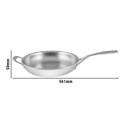 DEMEYERE | Proline 7 Stainless Steel Frying Pan – Ø 28 cm - 7-Ply - Induction/Oven/Dishwasher Safe