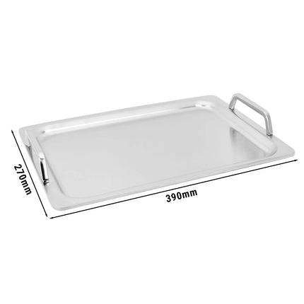 DEMEYERE| Stainless Steel Plancha Griddle Plate 270×390 mm – 5‑ply - Induction Ready - Teppanyaki