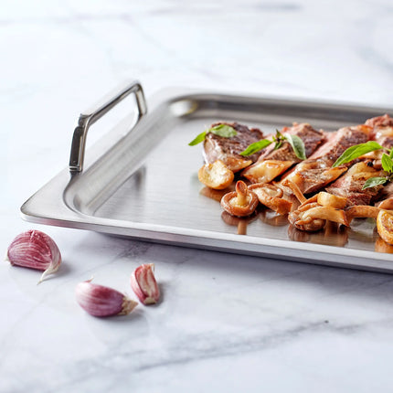 DEMEYERE| Stainless Steel Plancha Griddle Plate 270×390 mm – 5‑ply - Induction Ready - Teppanyaki