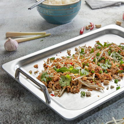 DEMEYERE| Stainless Steel Plancha Griddle Plate 270×390 mm – 5‑ply - Induction Ready - Teppanyaki