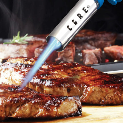Đèn Khò Ẩm Thực Chuyên Nghiệp Dùng Gas Propane Whip-It! - Đánh Lửa Piezo, 4 Đầu Đốt, Xanh Dương (TC-CORE-06)
