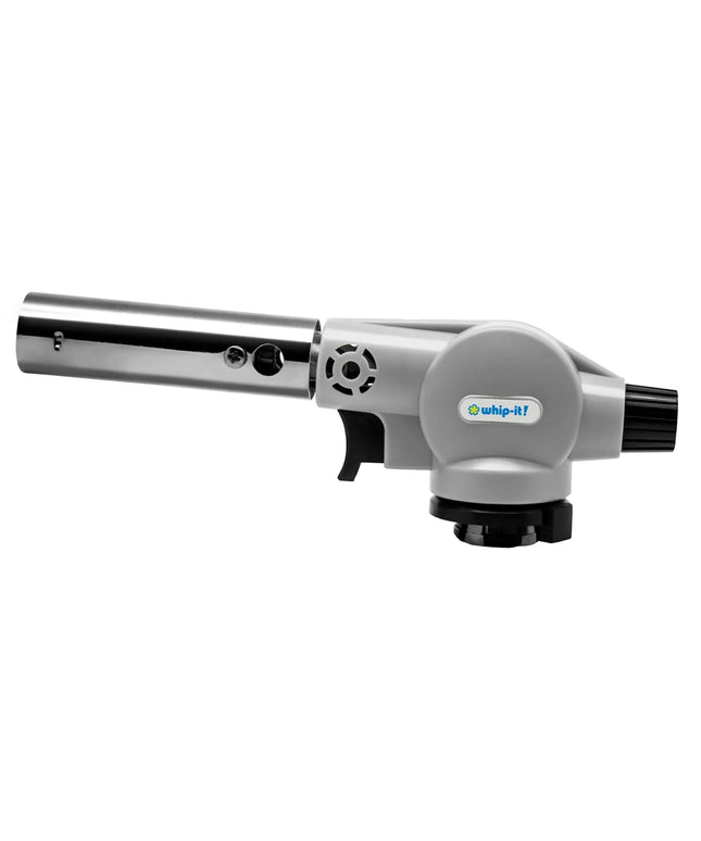 Đèn Khò Ẩm Thực Dùng Gas Butane Whip-It! - Đánh Lửa Piezo, Lửa Điều Chỉnh, Xám (TC-BLWT-17)