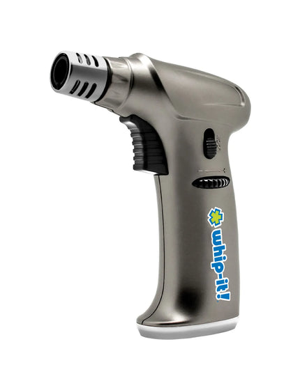 Đèn Khò Ẩm Thực Dùng Gas Butane Whip-It! - Đánh Lửa Piezo, Lửa Điều Chỉnh, Bạch Kim (TC-STEA-16)
