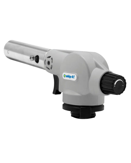 Đèn Khò Ẩm Thực Dùng Gas Butane Whip-It! - Đánh Lửa Piezo, Lửa Điều Chỉnh, Xám (TC-BLWT-17)