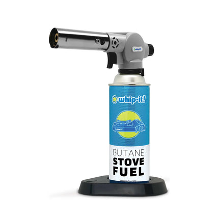 Đèn Khò Ẩm Thực Dùng Gas Butane Whip-It! - Đánh Lửa Piezo, Lửa Điều Chỉnh, Xám (TC-BLWT-17)