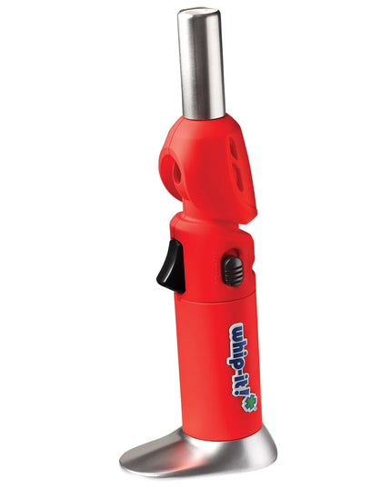 Đèn Khò Ẩm Thực Dùng Gas Butane Whip-It! - Đầu Xoay, Lửa Điều Chỉnh, Đỏ (TC-FLEX-03R)