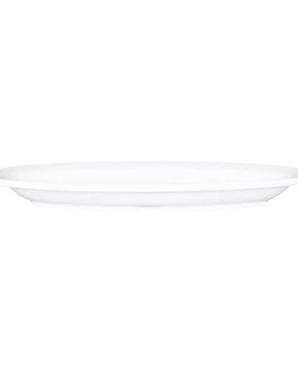 Đĩa Ăn Bầu Dục Elite Global Solutions 25.4 cm x 17.1 cm - Nhựa Melamine, Trắng (B106OV-W)