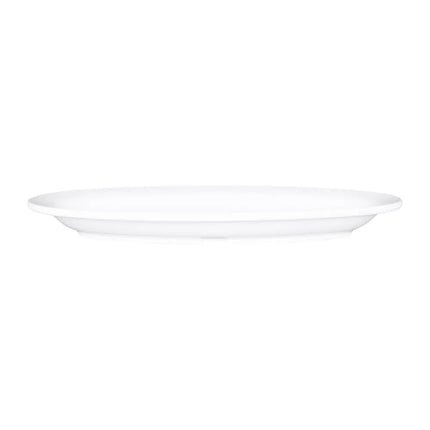 Đĩa Ăn Bầu Dục Elite Global Solutions 25.4 cm x 17.1 cm - Nhựa Melamine, Trắng (B106OV-W)