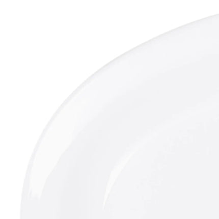 Đĩa Ăn Bầu Dục Elite Global Solutions 25.4 cm x 17.1 cm - Nhựa Melamine, Trắng (B106OV-W)