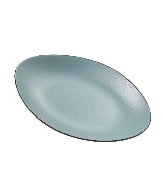 Đĩa Ăn Bầu Dục Melamine Yanco BM-209TL 24.4 x 15.2 cm - Xanh Teal