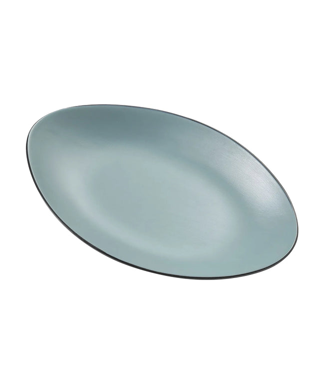 Đĩa Ăn Bầu Dục Melamine Yanco BM-213TL 34.3 x 21.6 cm - Xanh Teal