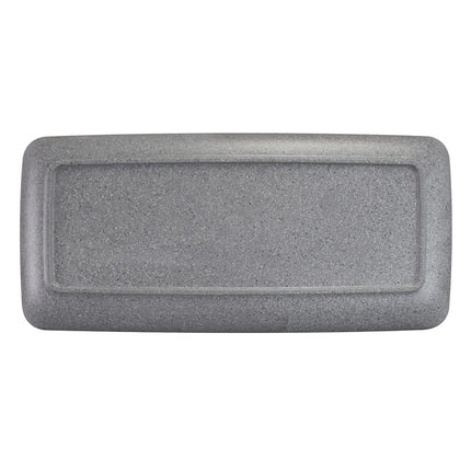Đĩa Ăn Chữ Nhật Elite Global Solutions 36.8 cm x 16.5 cm - Nhựa Melamine, Vân Đá Granite (RT146RC-GS)