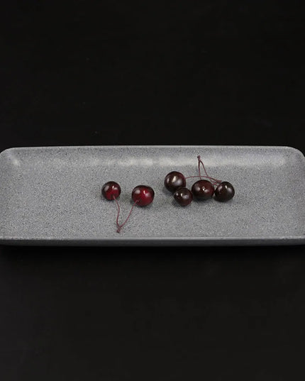 Đĩa Ăn Chữ Nhật Elite Global Solutions 36.8 cm x 16.5 cm - Nhựa Melamine, Vân Đá Granite (RT146RC-GS)