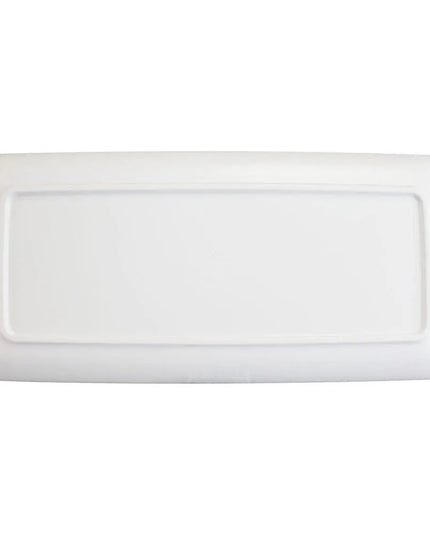 Đĩa Ăn Chữ Nhật Melamine Elite Global Solutions RT146RC-OW 36.8 x 16.5 cm, Trắng Kem