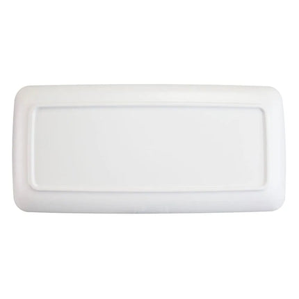 Đĩa Ăn Chữ Nhật Melamine Elite Global Solutions RT146RC-OW 36.8 x 16.5 cm, Trắng Kem